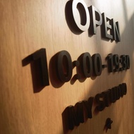 Three-dimensional Acrylic Font Letter Wall Sticker Clothing Store Door Suction Wall Lamp Store Name 