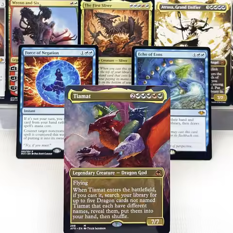 CC1 C19 MH1 FAR M21 HOLO12-Ⅰ02 TCG Proxy Cards Sylvan Library Ugin, the Spirit Dragon Force of Negat