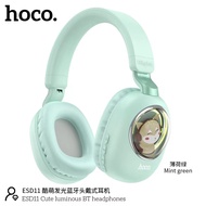 NEW หูฟัง HOCO OEM ESD11 มีไมโครโฟในตัวและมีไฟในหูฟังน่ารัก BT 5.3 Wireless Over-ear headphones พร้อ