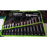 Tekiro W-C14-1SM Combination Wrench Set 8-24mm
