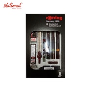 Rotring Technical Pen R 151 413-5Ca Isograph College Set With Compass & Adaptor .20/.30/.50