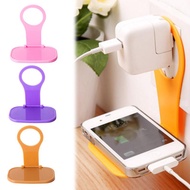 Foldable Mobile Phone Charging Stand Home Storage Organization Phone Charging Rack Holders Wall Plug Charger Adapter Hanger