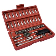 Bộ dụng cụ đa năng 46 chi tiết-Bộ dụng cụ mở bu lông ốc vít-bộ dụng cụ sửa chữa ô tô xe máy