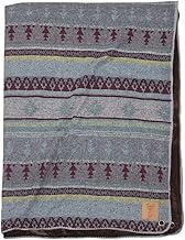 Keystone SE053516 LUMBER Blanket, Palpa, L, Gray, 59.1 x 86.6 inches (150 x 220 cm)