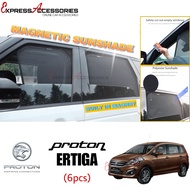 Proton Ertiga Car Magnetic Sunshade Kereta Magnet Sun Shade Ertiga Penutup Tingkap Shade (6pcs)