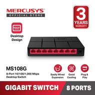 Mercusys TP-LINK MS105G / MS108G - 5 Gigabit Ports 10/100/1,000 Mbps Desktop Switch | NETWORK SWITCH