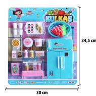 Children's Toys Fridge MF32 SET Refrigerator Cake And ICE CREAM SET Cooking Toys SET KITCHEN