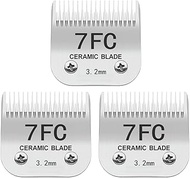 TRAH 7FC Detachable Pet Dog Grooming Ceramic Blades,Compatible with Andis Dog Clippers,Most A5, Wahl