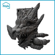 Dragon Statue Bookend Art Crafts Ornament Decorative Bookend Resin Book Holder Book Stopper for Bar