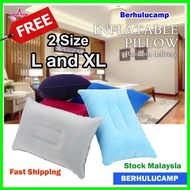 XL Bantal Camping Portable Air Inflation Pillow Outdoor Travel Sleep Pillow Camping Bantal Angin