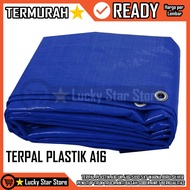 MATAHARI TENDA PLASTIC TARPAULIN A16 UK 4X6 5X10 5X7 COLOR SILVERbiru TRUCK COVER ANTI-WET, TORN, DU