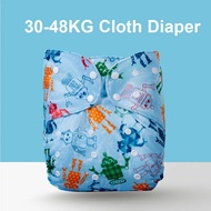 Washable Reusable Children Cloth Diaper Ecological Adjustable Real Pocket Nappy Fit 30-48kg 66lbs-10