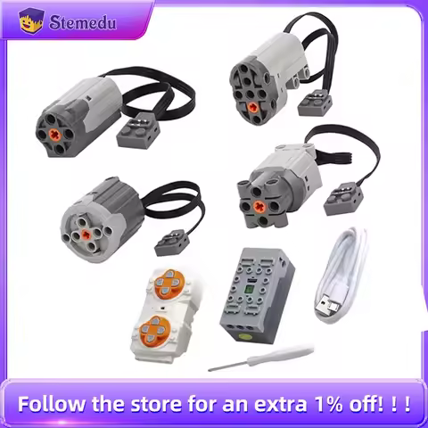 APP Programming Power Functions Set 8-way Remote Control Power Set M/L/XL/Sevro Motor Power Group fo