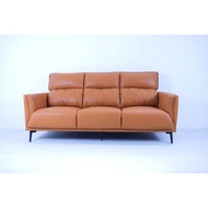 Rio Cowhide Leather 3 Seater Sofa