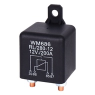 High Current 12V 24V Relay 200A Car Relay 200A Starter Relay