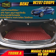 Benz W207 2010-2016 Coupe Trunk A (เฉพาะถาดท้ายรถแบบ A) ถาดท้ายรถ Benz W207 E250 E200 E220 E350 พรม 6D VIP Magic Carmat