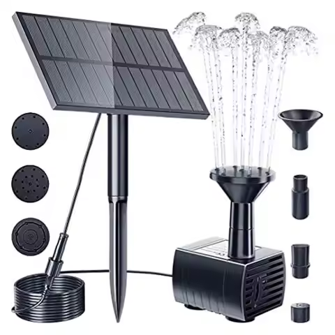 5W5V Solar Water Pump Garden Decoration With Plug-in Solar Panel Fountain 180L/h Solar Water Pump Ga