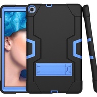Suitable for Samsung Tab A 10.1 Tablet Cover Contrast Color Bracket T515 Silicone All-Inclusive T510