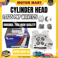 LEO 4V HEAD LC135 PNP WAVE125 RACING HEAD 4VALVE 19/22 20/23 22/25 24/27 25/28 4V HEAD LEO LC（ NEW V