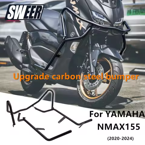 Motorcycle Crash Bar Engine Guard Fit Frame Bumper Fairing Protector Bar Accessories Modification Fo