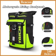 Taichi Waterproof Motorcycle Riding Backpack 30L Beg Waterproof Motor Rider Bag Waterproof Backpack