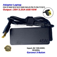 CHARGER IDEAPAD 20V 2.25A ADAPTOR THINKPAD 20V 2.25A 45W USB ADAPTOR YOGA 20V 2.25A Z40 Z41 Z50 Z70,