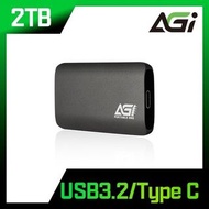 AGI ED138 USB3.2 Portable SSD 2TB 外置固態硬碟