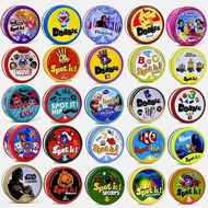 Spotitgame English Version Tin Box Find Your Sister Multiplayer Party Puzzle Game Card Dobble
