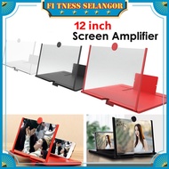 3D 12inch Mobile Phone Screen Magnifier Amplifier Folding Phone Stand Phone Enlarge Screen