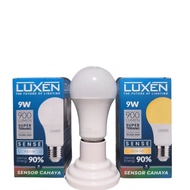 CAHAYA LUXEN SENSE 9W LED LIGHT SENSOR LIGHT YELLOW WHITE/ LIGHT SENSOR