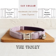 Customized cat collar with personalized lettering collar for puppies adjustable with bell
