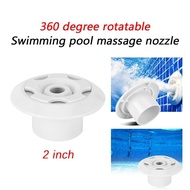 2in Rotatable Swimming Pool Massage Nozzle Water Outlet SPA Jet Nozzle 360 Degree