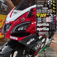 1 Set Aprilia Logo Motorcycle Sticker Aprilia Motorcycle Racing Personalized Modification Waterproof