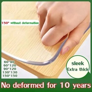 transparent thick plastic table cover sheet protector square top pvc table cloth waterproof frosted 