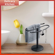 Delicacy Kitchen Simple Bathroom Towel Rack Table Towel Holder Stainless Steel Towel Bar Bath Towel Stand for Hotel Vanity Kitchen Accessories
