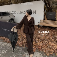 [READY] ETHEL COUTURE - Cuera Knit Set / Women's clothing set top bottom warm knitted material winte