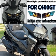 FZMotorcycle accessories headlight protection sticker headlights eye body sticker For C400GT 2018-20