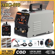 MIG-999 Gasless, Welding Machine Portable 3 in 1,Full Set MIG/MMA/TIG Inverter Welder Machine ,Digit