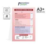 Glasgow Coma Scale GCS Health Poster