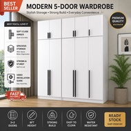 [SOFTCLOSE DOOR] SKL Furniture 5X8FT 2/4/6/10 DOORS WARDROBE WITH TOP almari baju/kabinet baju almar
