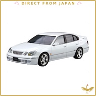 Aoshima 1/24 The Model Car No.97 Toyota JZS161 Aristo V300 Vertex Edition 1997 Plastic Model Kit