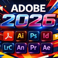 Adobe2026 Photoshop Acrobat Illustrator Animate inDesign Lightroom Premiere Media Encoder Audition A