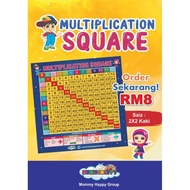 Banner Multiplication Square by Mommyhappy Cara Mudah Hafal Sifir 1 Hingga 12 Darab Multiply
