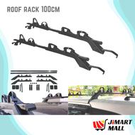 100CM CAR UNIVERSAL ROOF RACK Carrier Cross Bar Lock Rak Bumbung Kereta Adjustable Top Roof Hook Luggage Box Carrier Saga Wira Kancil Proton Perodua 汽车顶架 Axia Myvi Bezza Alza Waja Saga Wira Persona Iriz Aruz Ativa Viva