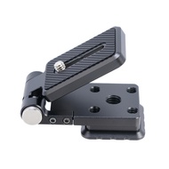 TECHCHIP-Camera Folding L Plate Vertical Horizontal Switching Camera Mount Quick Release Plate for T