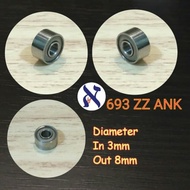 Tamiya 693 zz ANK 8 mm 3 mm Bering small Bearing