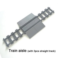 New City Train Power-Driven Diesel Rail Train Cargo With Tracks Set Model High-tech Compatible All Brands Building block