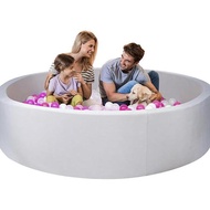 Foam Ball Pit for Kid, Kids Soft Ball Pit GREY