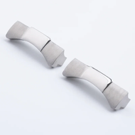 21mm 2pcs Curved End Link Endlink For Watchband For 41mm Datejust For Rolex Strap Rubber Leather Wat