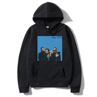 British Rock Band The 1975 Graphic Print Hoodie Metty Healy Pullover Hoodies Men Womens Fashion Vint